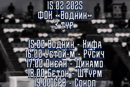 Чемпионат города «Высшая лига» 3-4 тур.