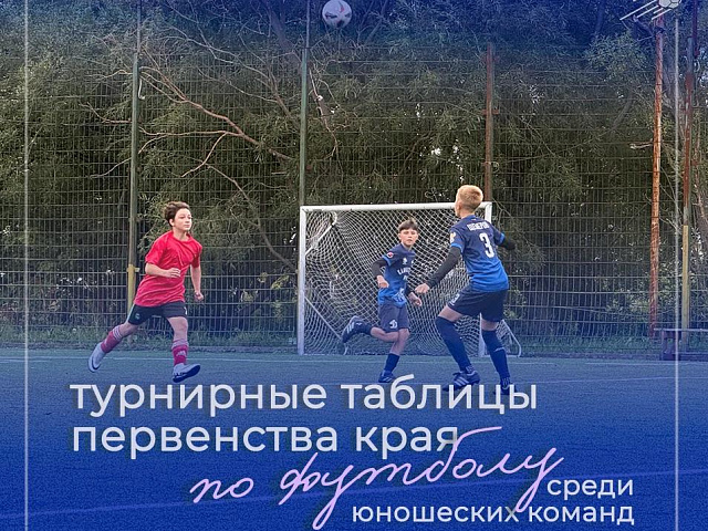 Итоги Первенства Камчатского края по футболу среди юношеских команд